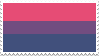 stamp of bi flag